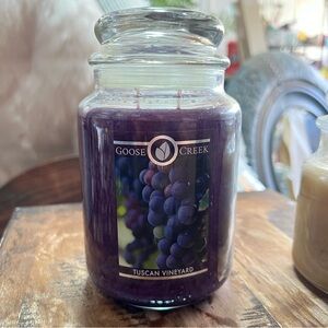 Goose Creek Tuscan Vineyard Purple Candle